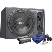 PowerBass PBMPP112 12 inch Single Subwoofer System with Amplifier