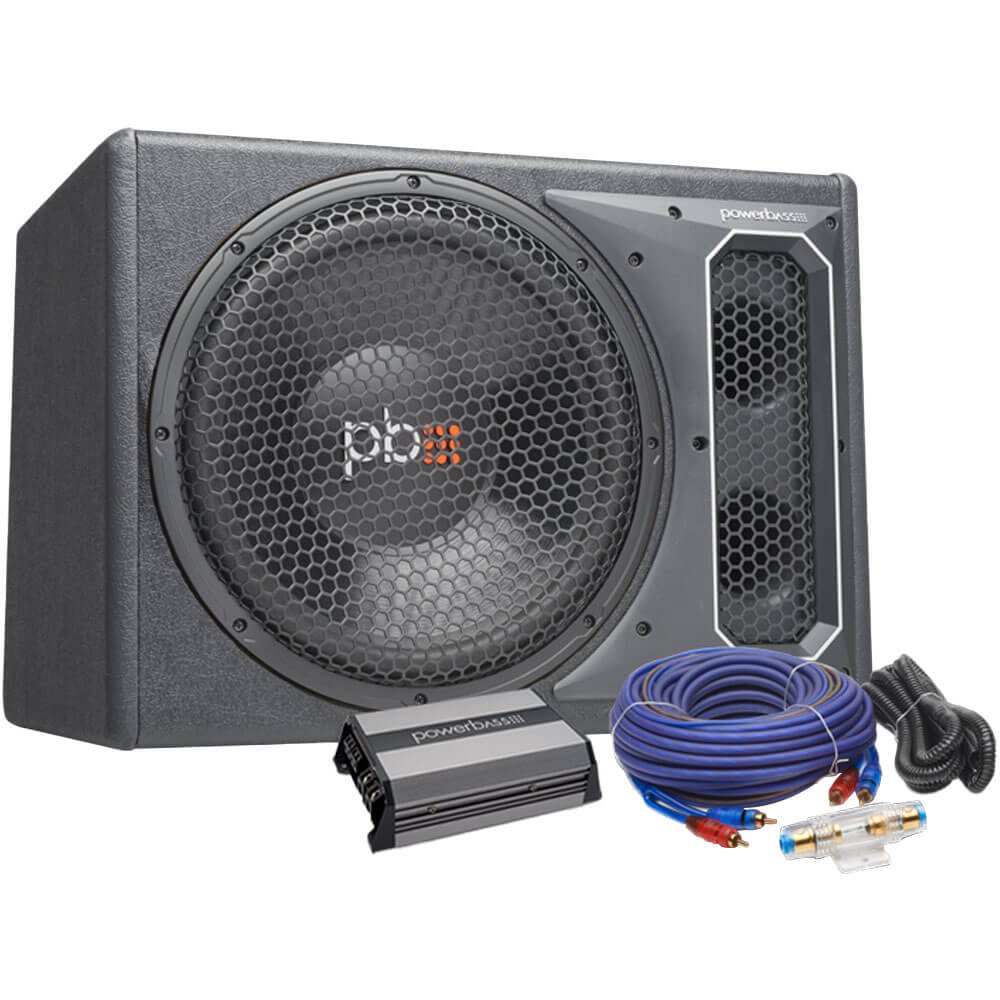 PowerBass PBMPP112 12 inch Single Subwoofer System with Amplifier