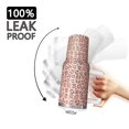 thumbnail image 3 of Leopard Print 40oz Tumbler– Stainless Steel Insulated Tumbler with Handle and Straw, Large Capacity Travel Cup for Hot & Cold Drinks, 3 of 6
