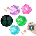 thumbnail image 4 of IGEED Squishy Ice Cube Stress Balls,Snowflake Ice Cubes Pinch Funs Release Toy,Slow Rebounds Pinch Stress Balls Ice Cube with Snowflakes Inside, Anxiety Relief Sensory Toy, 4 of 6
