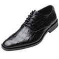 thumbnail image 3 of Gubotare Mens Oxford Shoes Wide Men's Dress Shoes Casual Dress Shoes for Men Men's Dress Shoes Formal Cap Toe Oxford (Black,10), 3 of 4