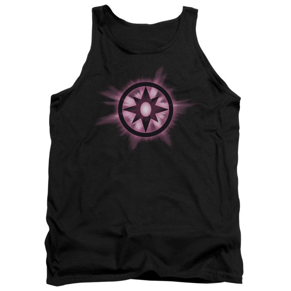 Green Lantern Sapphire Glow Adult Tank Top Black