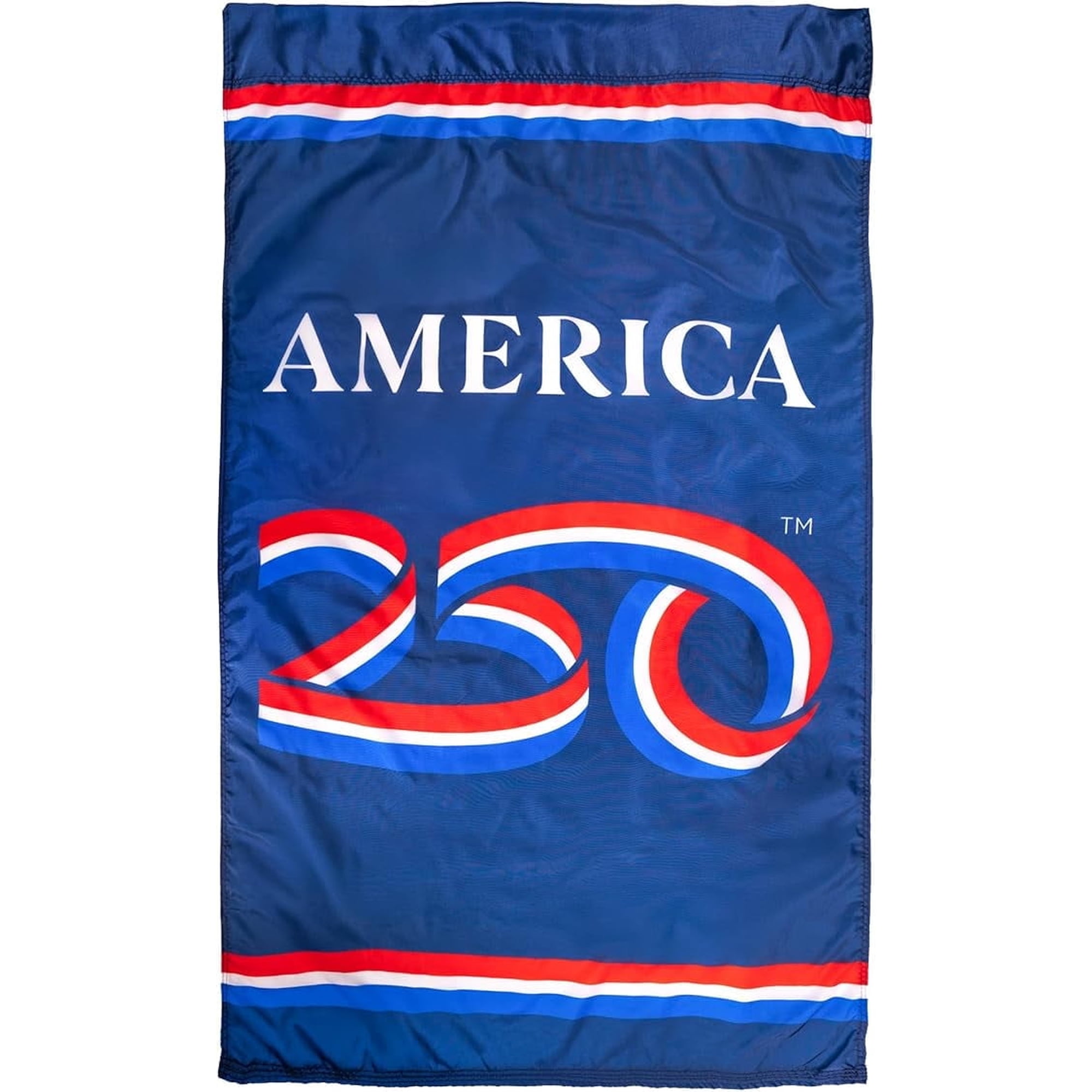 USA 250th Anniversary Garden Banner 12" x 18" Flag | USA-Made Nyl-Glo Nylon Outdoor Flag | Durable Canvas Header and Brass Grommets | UV Resistant Colors | Special Edition 250 Celebration Flag