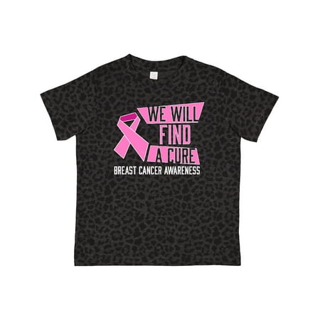 

Inktastic We Will Find a Cure- Breast Cancer Awareness Gift Toddler Boy or Toddler Girl T-Shirt