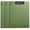 Army Green-Double clamp, variant on File Folder with Spring Action Clamp, Office Documents Folder Binders Clip, Clipboard Folder Document Binder for Office