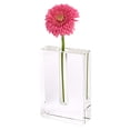 thumbnail image 1 of Elegant and Modern Art Glass Decorative Vase for Home Decor - Rita Crystal Vase, 6x4 Inches, 1 of 3