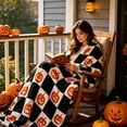 thumbnail image 2 of FEOLGEHLY Halloween Throw Blanket, Fleece Blanket, Soft Throw Blanket For Couch, Flannel Throw Blankets Clearance, Sofa Throw Blanket for Home Office Halloween Decorations 39.4 x 51.2 in (B), 2 of 10