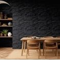 thumbnail image 3 of S4Sassy 3D Stone Tile Texture Tile Wallpaper- Commercial Space Wall Covering, 25" X 240" Self-Adhesive Textured Vinyl Wallpaper, Decorative Wallwrap, Diy Wall Covering For Retail, Office Spaces- Gray, 3 of 8
