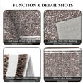 thumbnail image 5 of TECHVIDA Bathroom Rugs,Non-Slip Ultra Soft Bath Mat,Soft Absorbent Bathroom Rug,Machine Washable,(18"x26",Brown), 5 of 9