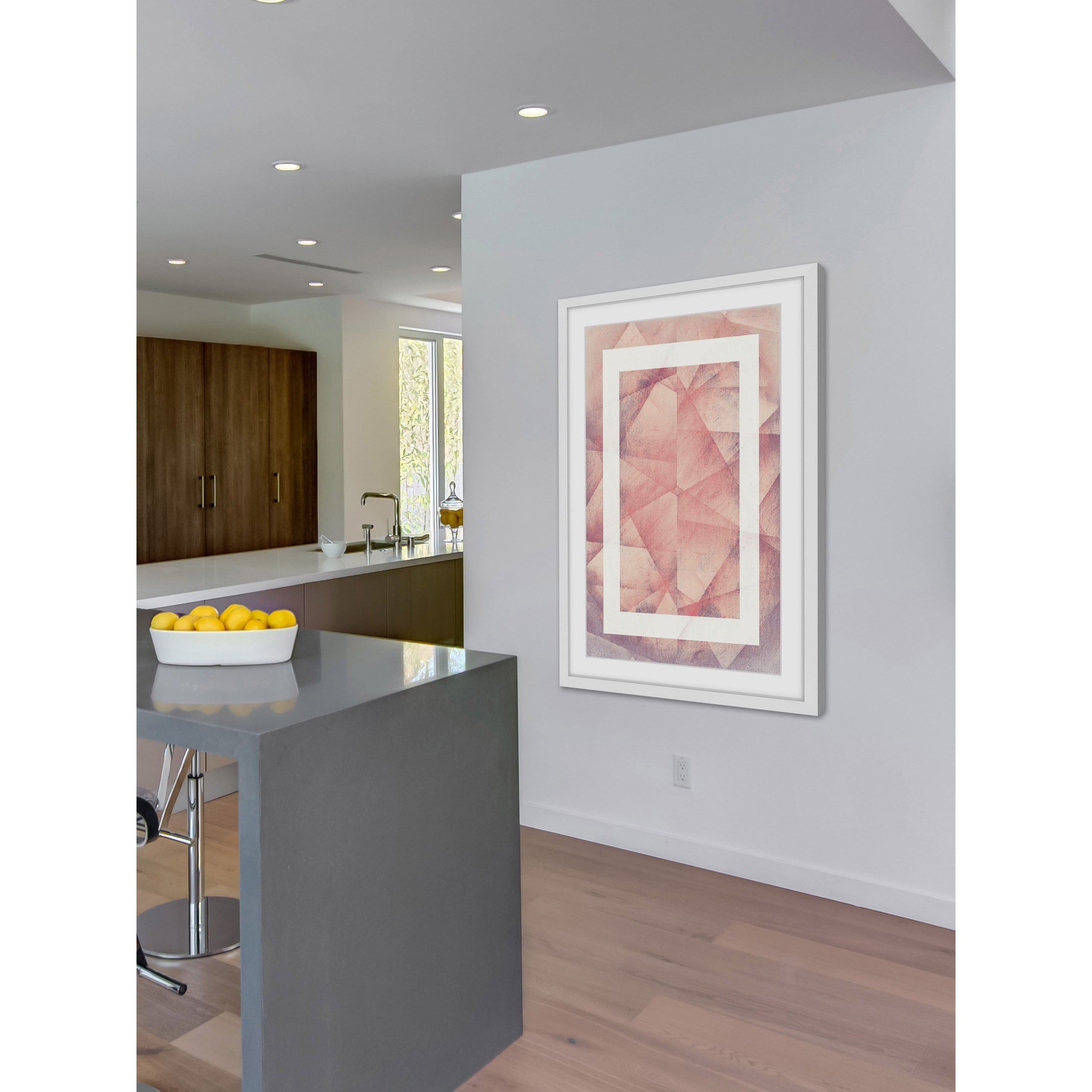 Marmont Hill "Folds Copy" by Bryon White Framed Painting Print