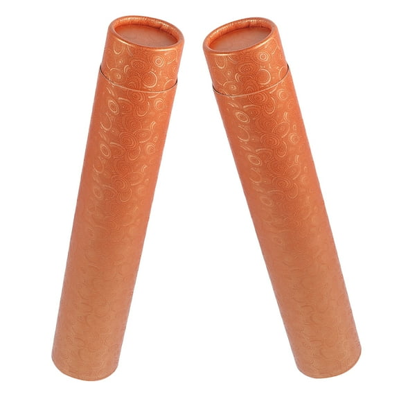 2pcs Extendable Round Storage Tubes for Posters Documents Artworks Scrolls Drafting Document Cases