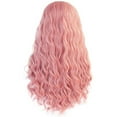 thumbnail image 2 of DOPI Women's Fashion Front lace Wig long Wave Natural Looking Cury Wigs, 2 of 3