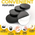 thumbnail image 4 of 50/30/20pcs Magnetic Dots - Self Adhesive Magnet Stickers(0.8"*0.8"/2.03cm*2.03cm) - Peel & Stick Magnetic Circles - Flexible Sticky Magnets - Sheets Is Alternative To Magnetic Squares,Strip And Tape, 4 of 6