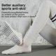 thumbnail image 3 of Calcetines largos antideslizantes hasta la rodilla, sin dedos, antideslizantes, para yoga, barra, pilates, hogar y ocio, 3 of 6