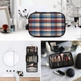 thumbnail image 6 of Iauyy 3 Piece Large Portable Hanging Toiletry Bags for Travel,Foldable Makeup Organizer with Multiple Compartments for Men&Women，Minimalist Check Pattern, 6 of 9