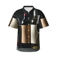 thumbnail image 1 of Balery Two Bottles Of Red And White Wine Camisas hawaianas de manga corta para hombre, camisas playeras de corte holgado, camisas de vacaciones con botones,3X-Large, 1 of 7