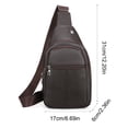 thumbnail image 4 of FEOLGEHLY Sling Bags for Women Men, Cloth Lightweight Small Crossbody Bags, Multi-Pocket Adjustable Strap Crescent Shoulder Bag Portable Tote Sports Chest Bag for Travel Daily Commute, 4 of 6
