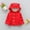Red, variant on CradlePlanet Infant & Toddler Girls Winter Party Hoodie Red Woolen Coat