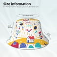 thumbnail image 6 of Bingfone Funny Farm Bucket Hat For Men Women,Packable Reversible Printed Sun Hats,Fisherman Outdoor Travel Hiking Beach Caps, 6 of 9