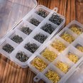 thumbnail image 3 of Flmtop 500 Pcs Fish Jig Hooks with Hole Fishing Hook Tackle Box Carbon Steel Fishhook, 3 of 9