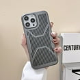 thumbnail image 2 of iPhone 13 Pro Max Case, Heat Dissipation Phone Case, Breathable Hollow Heat Dissipation Case Full Back Camera Lens Protection Ultra Slim Case,Gray, 2 of 4