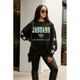 thumbnail image 6 of Women's Gameday Couture  Black Jacksonville Jaguars Velocity Relaxed Rhinestone Pullover Sweatshirt, 6 of 6