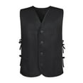 thumbnail image 3 of TopTie Two Pockets Volunteer Vest Supermarket Cobbler Apron Vest-Black-M, 3 of 7