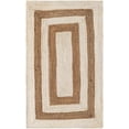 thumbnail image 2 of 3x10 Ft White & Natural Jute Area Rug, Hand-Woven, Reversible, Farmhouse Boho Style, Durable & Pet-Friendly Rug for Living Room, Dining Room, and Bedroom, 2 of 5