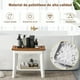 thumbnail image 5 of Banco de Baño Costway 2 Niveles 51 x 32,5 x 47 cm Marrón y Blanco, 5 of 10