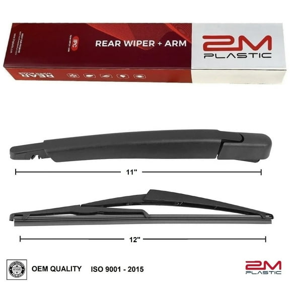2M PLASTIC 1510185 Rear Wiper Arm & Blade Wiper Blade 0.8"