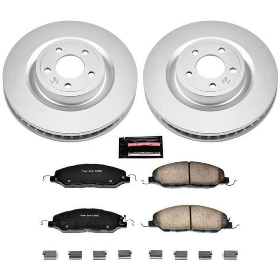 PowerStop Front Geomet Coated Brake Rotor and Pad Kit Fits: FORD Select Models CRK5944