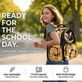 thumbnail image 2 of Kuiaobaty Daisy Bee Print Kids Backpack with Lunch Bag for Girls Insulated Lunch Box and Backpack with Bottle Holder Large Capacity School Bag Pencil Case for Travel Camping, 2 of 7