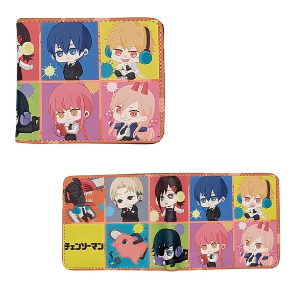 Chibi Characters - Chainsaw Man 4x5" Bi-Fold Wallet