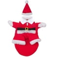 thumbnail image 2 of Traje navideño para gatos, ropa navideña para mascotas, disfraz navideño para perros y gatos, sudadera con capucha de Papá Noel para mascotas, abrigo para perros pequeños, medianos y gatos (talla M), 2 of 4