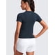 thumbnail image 2 of Remera CRZ YOGA sin costuras, transpirable, manga corta, talle grande, 2 of 5