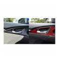 thumbnail image 4 of Abs Red Carbon Fiber Interior Door Handle Cover Trim Panel Decor Sticker For 10th Gen 2016 2017 201, 4 of 5
