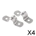 thumbnail image 1 of 4x2 Piezas Tubo Conducto Suspensión De Acero Inoxidable Abrazaderas De Correa En U Clip 8mm, 1 of 8