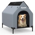 thumbnail image 1 of Gymax 36'' Elevated Dog House for Small Breeds Large Pet House w/ Ventilated Windows, 1 of 10