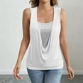 thumbnail image 2 of Erwazi Solid Sparkly Tank Top for Women Sequin Sleeveless V Neck Tops, 2 of 9