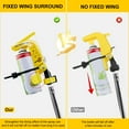 thumbnail image 5 of PMCAF Spray Can Extension Pole Adaptor, Adjustable Bracket for Wasp Hornet Bee Spray, Paint, Window Cleaner, Tree Sealer, Trigger Handle (Yellow), 5 of 7