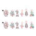 thumbnail image 3 of Soimiss 12Pcs Flower Hair Clips Assorted Color Fabric Hairpins Decorative Ponytail Accessories, 3 of 8