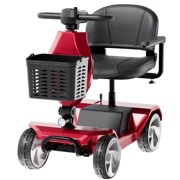 Edcsi Lightweight Foldable Mobility Scooter – Stable Wheel Electric Travel Scooter for Adults & Seniors