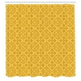 thumbnail image 2 of Ambesonne Retro Shower Curtain, Art Antique Victorian Floral, 69"Wx75"L, Mustard Pastel Brown, 2 of 4