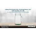 thumbnail image 4 of 10 Libbey Mason Jars with Handles Set, 16 oz. - Traditional style, High standard - Green, 4 of 5