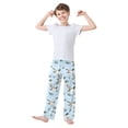 thumbnail image 3 of Mallard Ducks Leaves Pattern Pajama Pants Soft Lightweight Lounge Pants Bottoms Sleep Pants Warm Comfy, 3 of 9