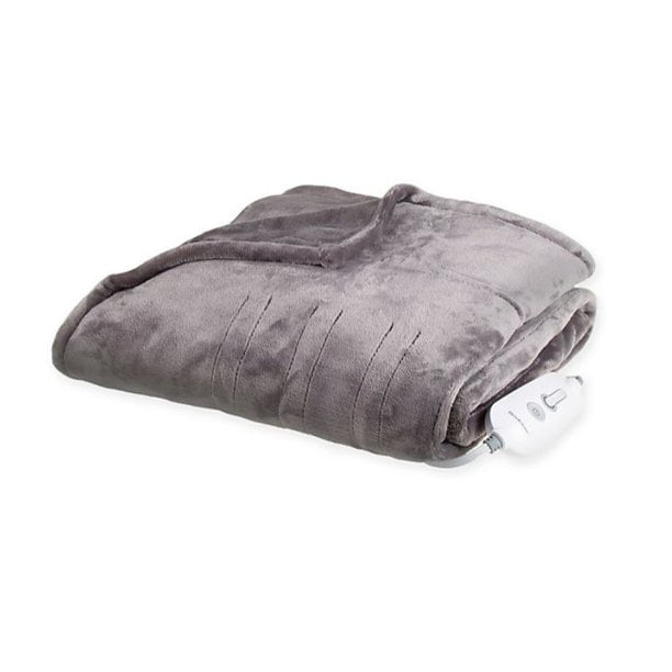 Brookstone N A P Heated Plush Throw Walmart Com Walmart Com