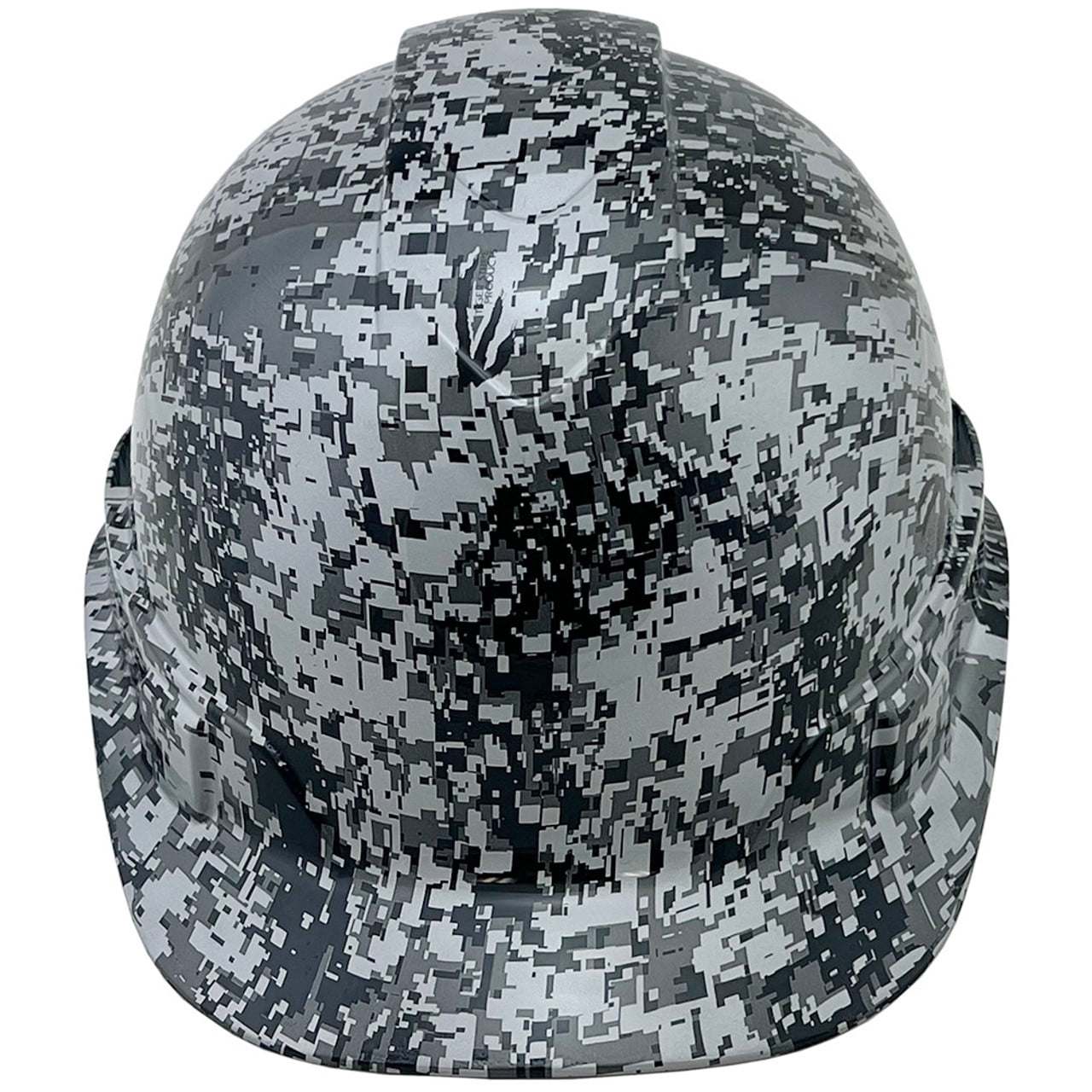 Digital Camo Hydro Dipped Hard Hats Cap Style with 4 Pt Ratchet Suspension