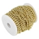 thumbnail image 1 of 25 m/rollo de perlas de galvanoplastia, cuentas de alambre, guirnalda, cadena, decoración de boda DIY, 6mm (dorado), 1 of 8