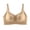Beige, variant on Women's Plus Size Wireless Seamless Lift stay-Sag Bra High Side Wing Armpit Fat Control Wide Strap Support Comfort Bras