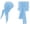 Light Blue, variant on Canvas Pirate Head Scarf and Waist Sash Set, Pirate Costume Accessories for Halloween Cosplay Party, Long Wrap Headband and Pirate Belt Outfit Accessories